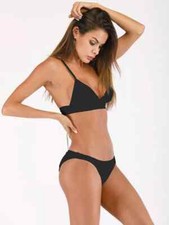 mare costume due pezzi nero