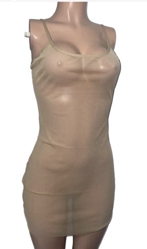 Mini abito beige maglia